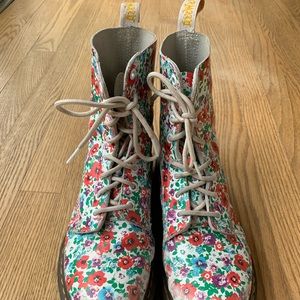 Doc Martens Floral Boots